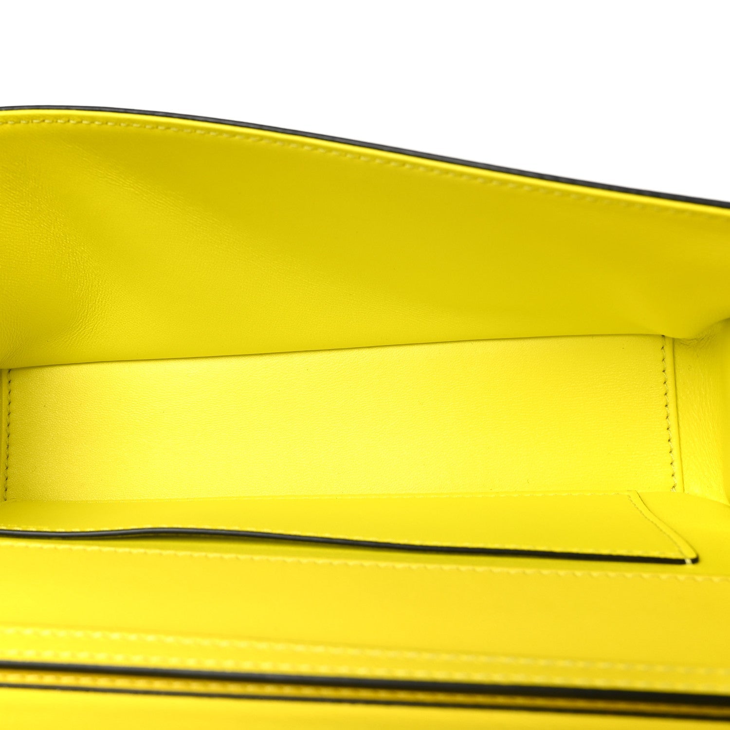 Valentino Garavani Calfskin Vlogo Loco Shoulder Bag Bright Lemon 5 of 9