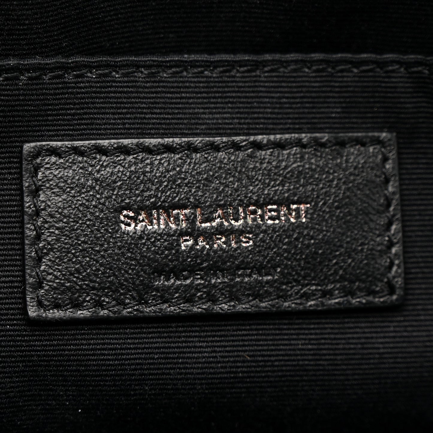 Calfskin Matelasse Monogram Monochrome Lou Camera Bag Black