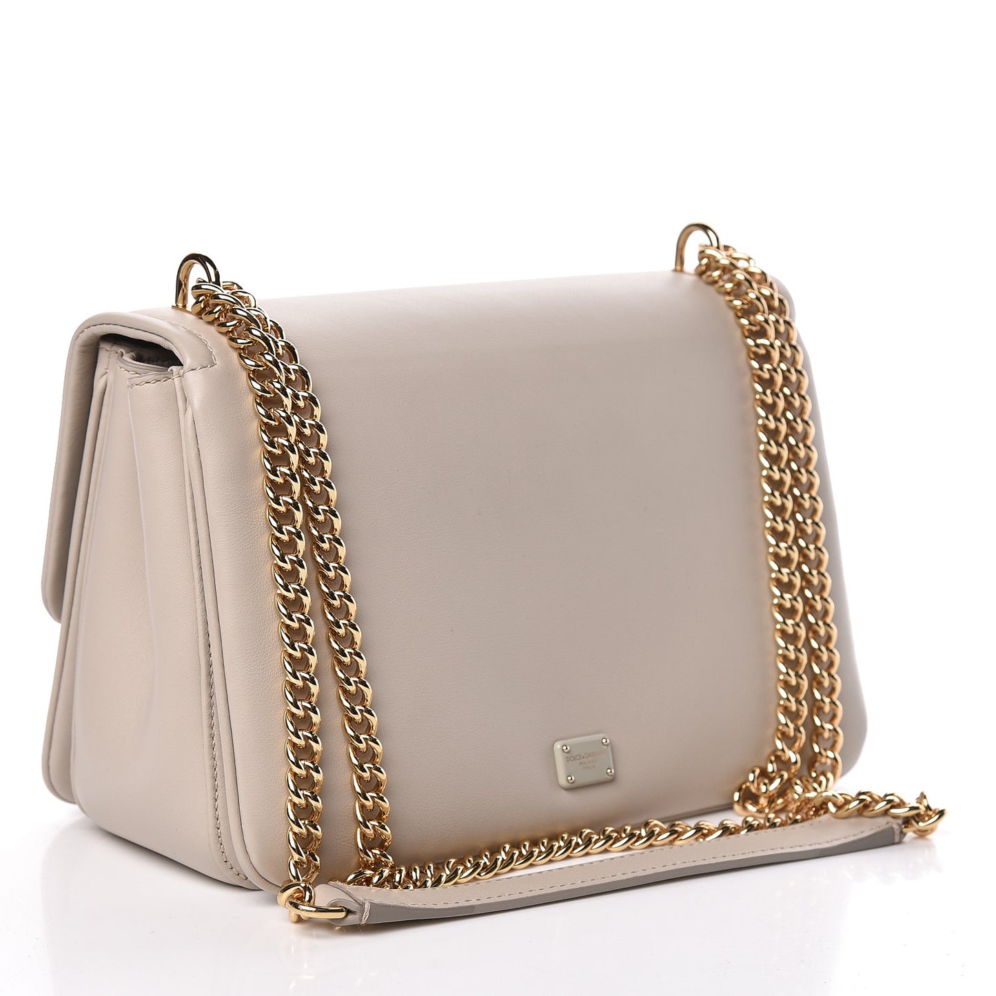 Calfskin Margharita Shoulder Bag White