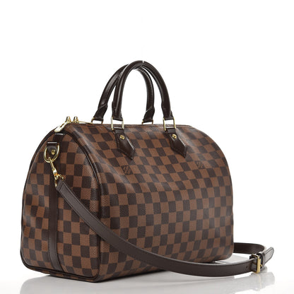 Louis Vuitton Damier Ebene Speedy Bandouliere 30 4 of 8