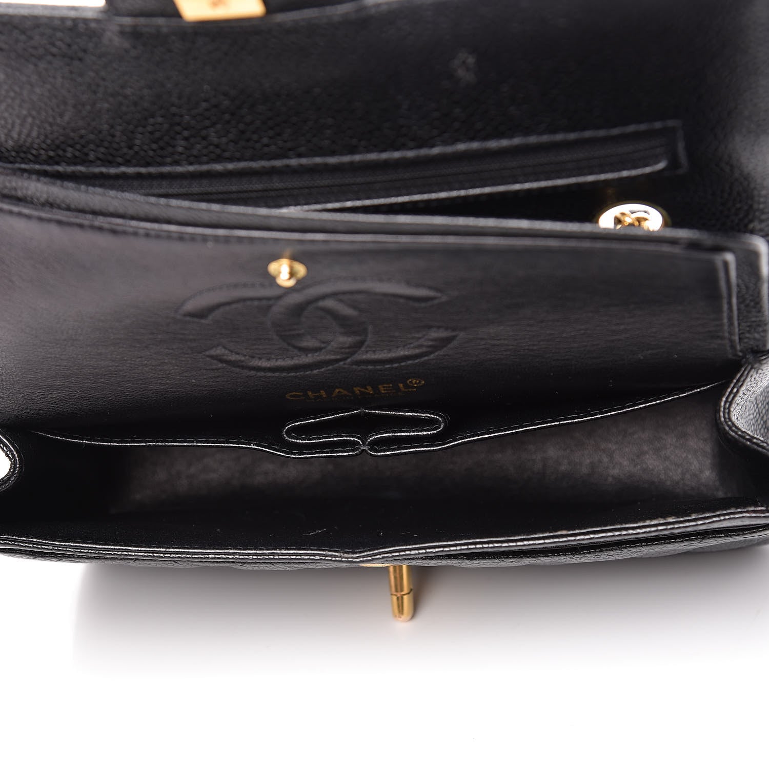 Chanel Caviar Quilted Small Double Flap Black 5 of 11