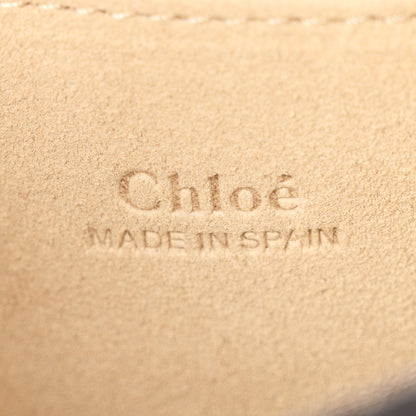 Chloe Suede Calfskin Small Faye Shoulder Bag Motty Grey 6 of 10