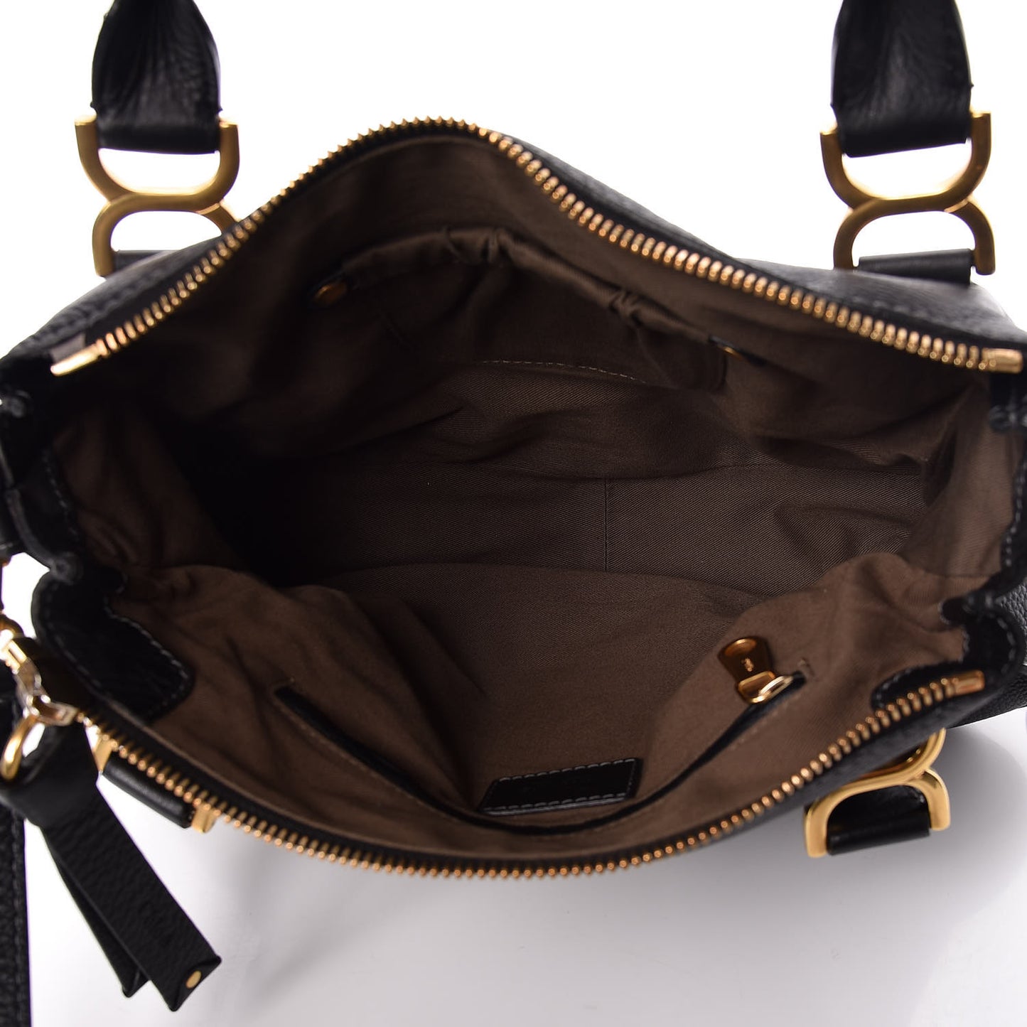Calfskin Medium Marcie Satchel Black