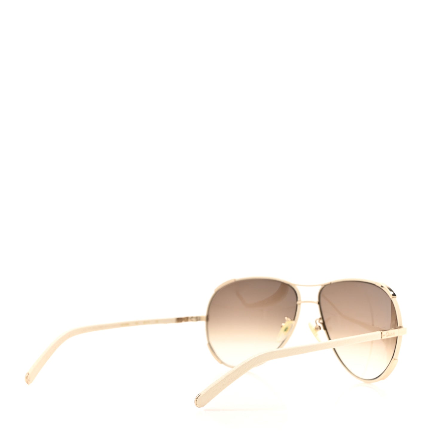 Metal Aviator Sunglasses CE100SL White Gold