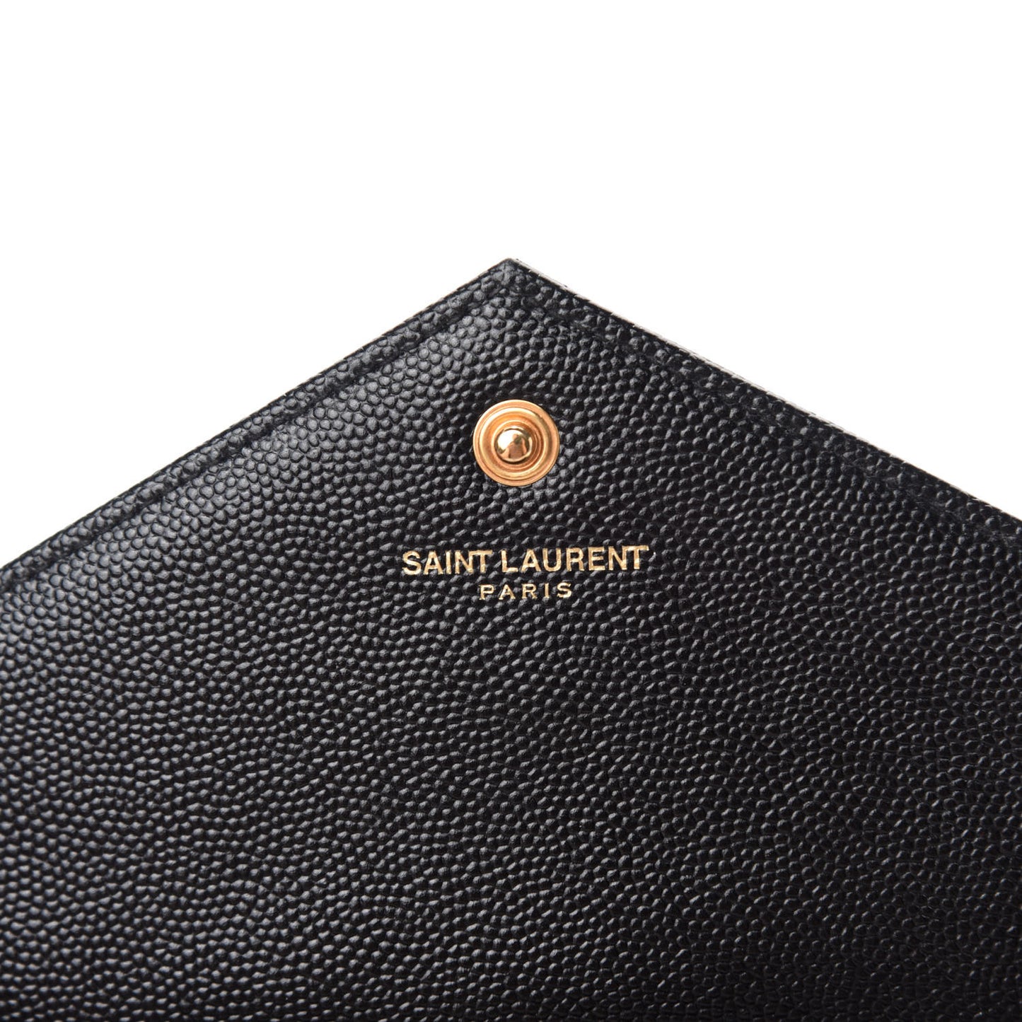 Grain De Poudre Matelasse Chevron Monogram Chain Wallet Black
