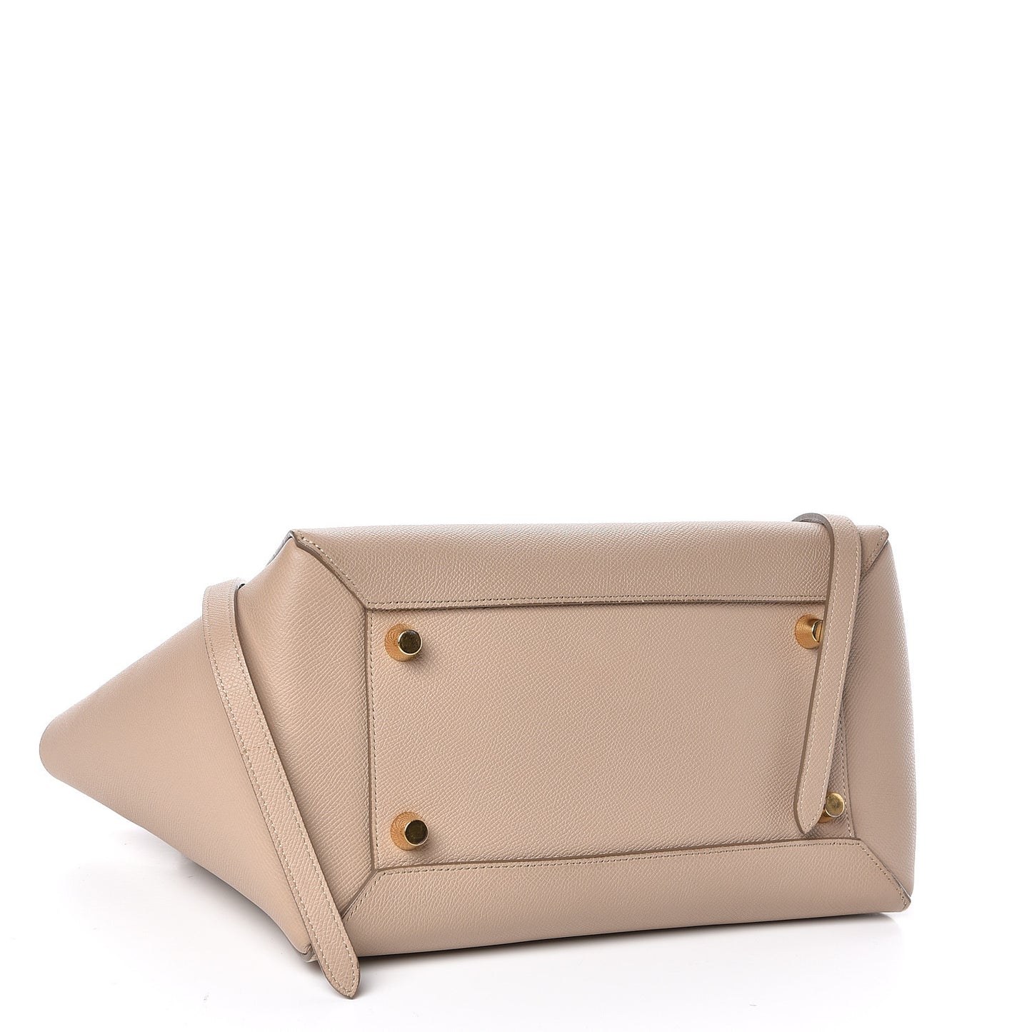 Grained Calfskin Mini Belt Bag Light Taupe