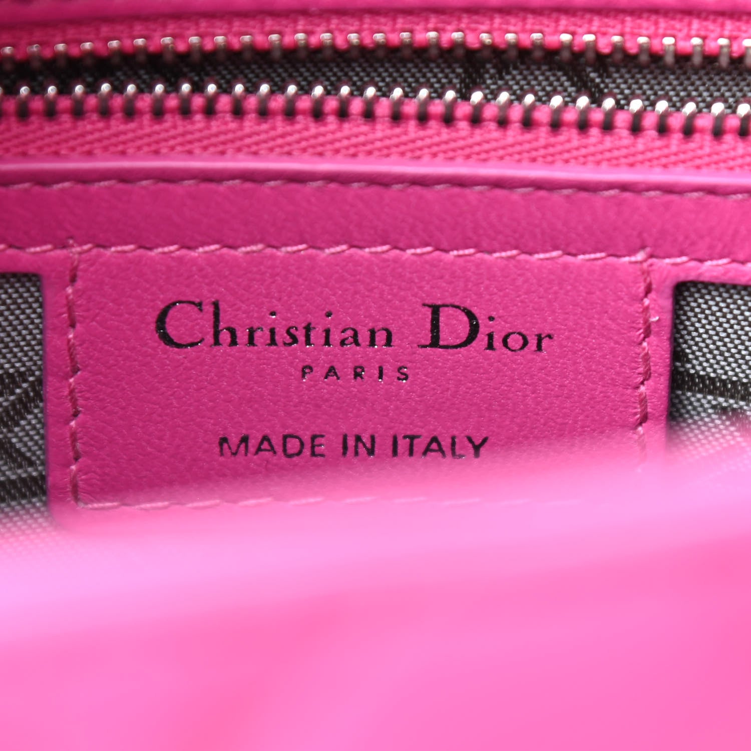 Christian Dior Lambskin Cannage Medium Lady Dior Pink 6 of 10