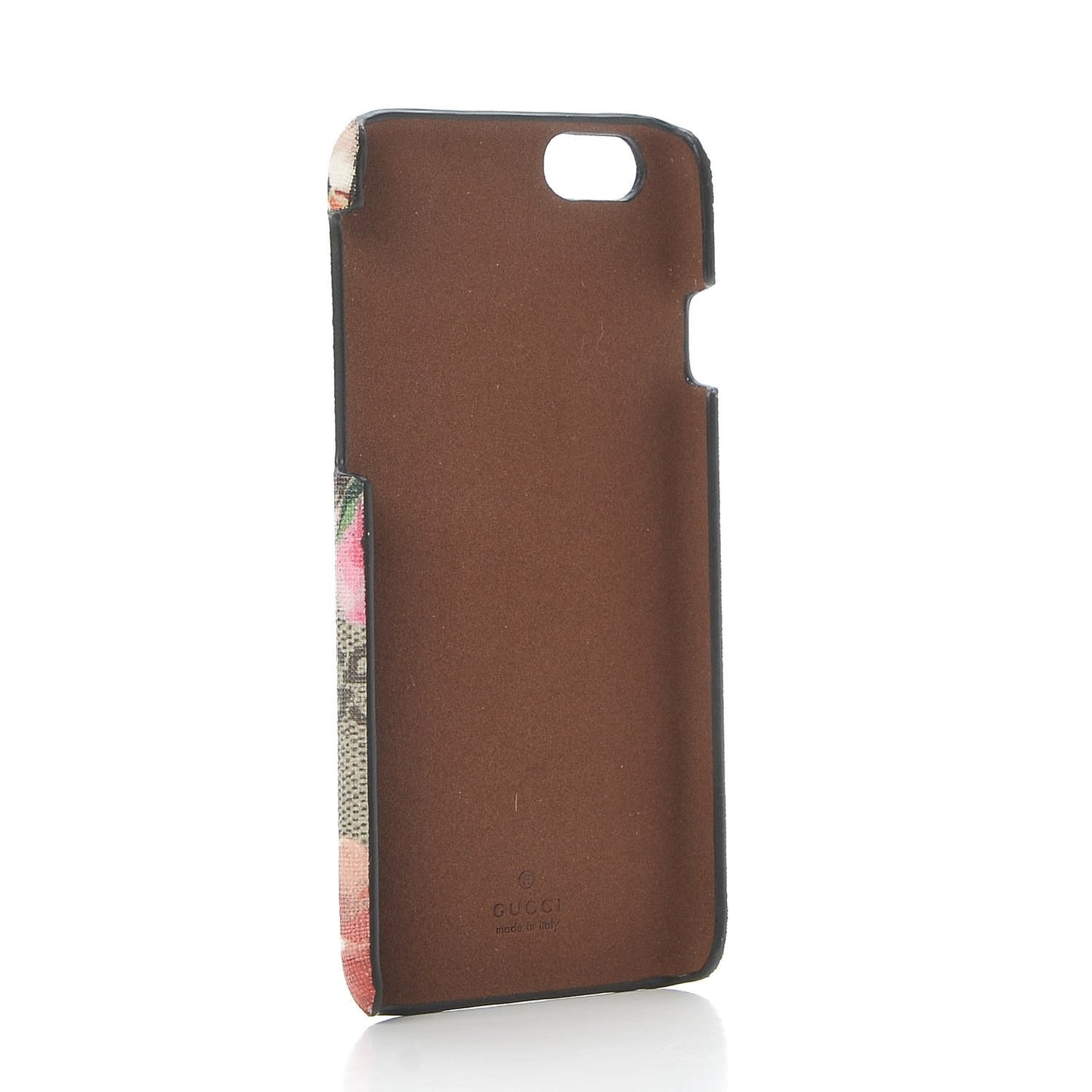 GG Supreme Monogram Blooms iPhone 6 Case Beige Multicolor Dry Rose