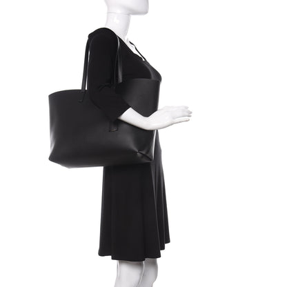 Saint Laurent Calfskin Large Shopping Tote Black 2 of 11
