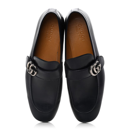 Gucci Goatskin Mens GG Loafers 7.5 Blue 6 of 12