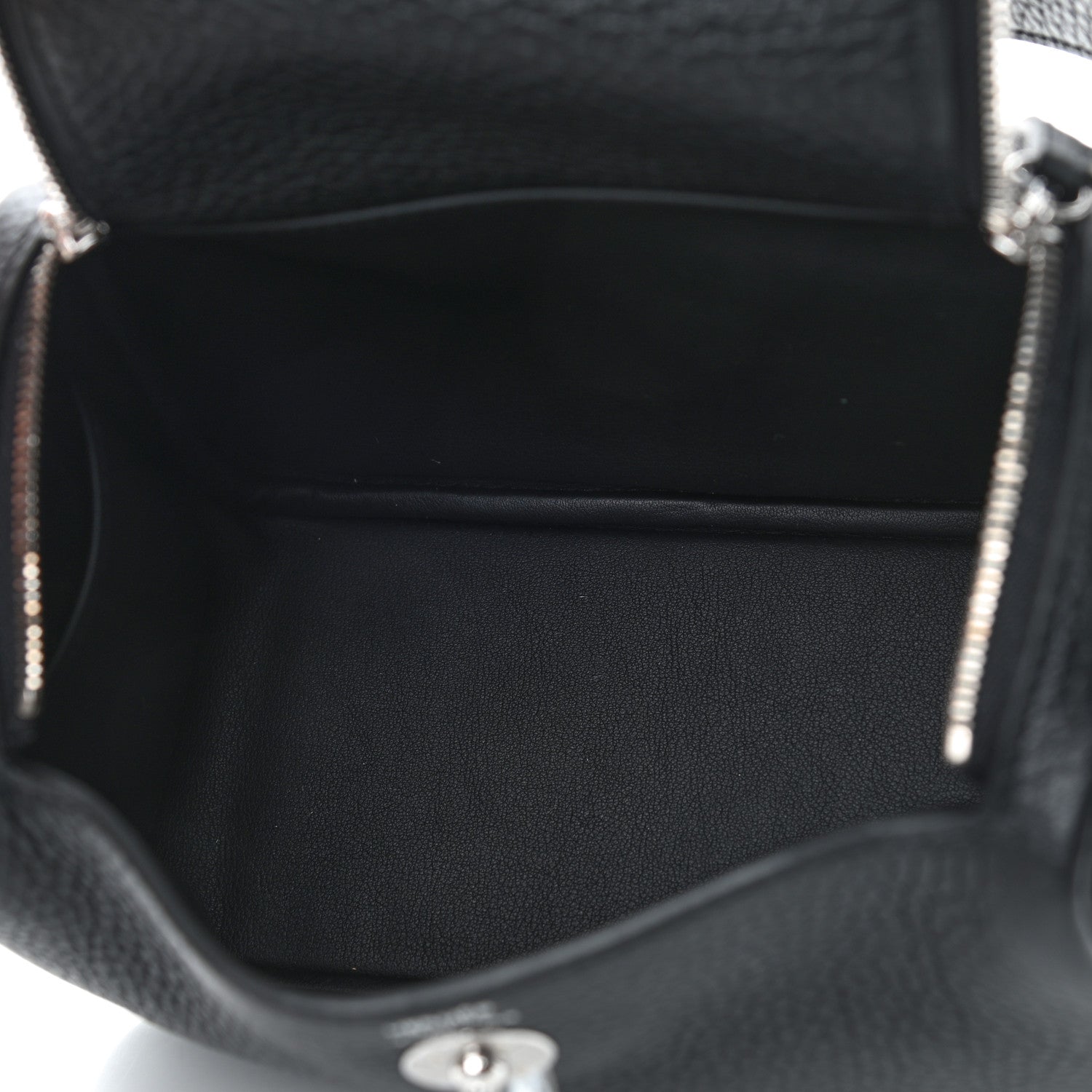 Hermes Taurillon Clemence Mini Lindy 20 Black 5 of 9
