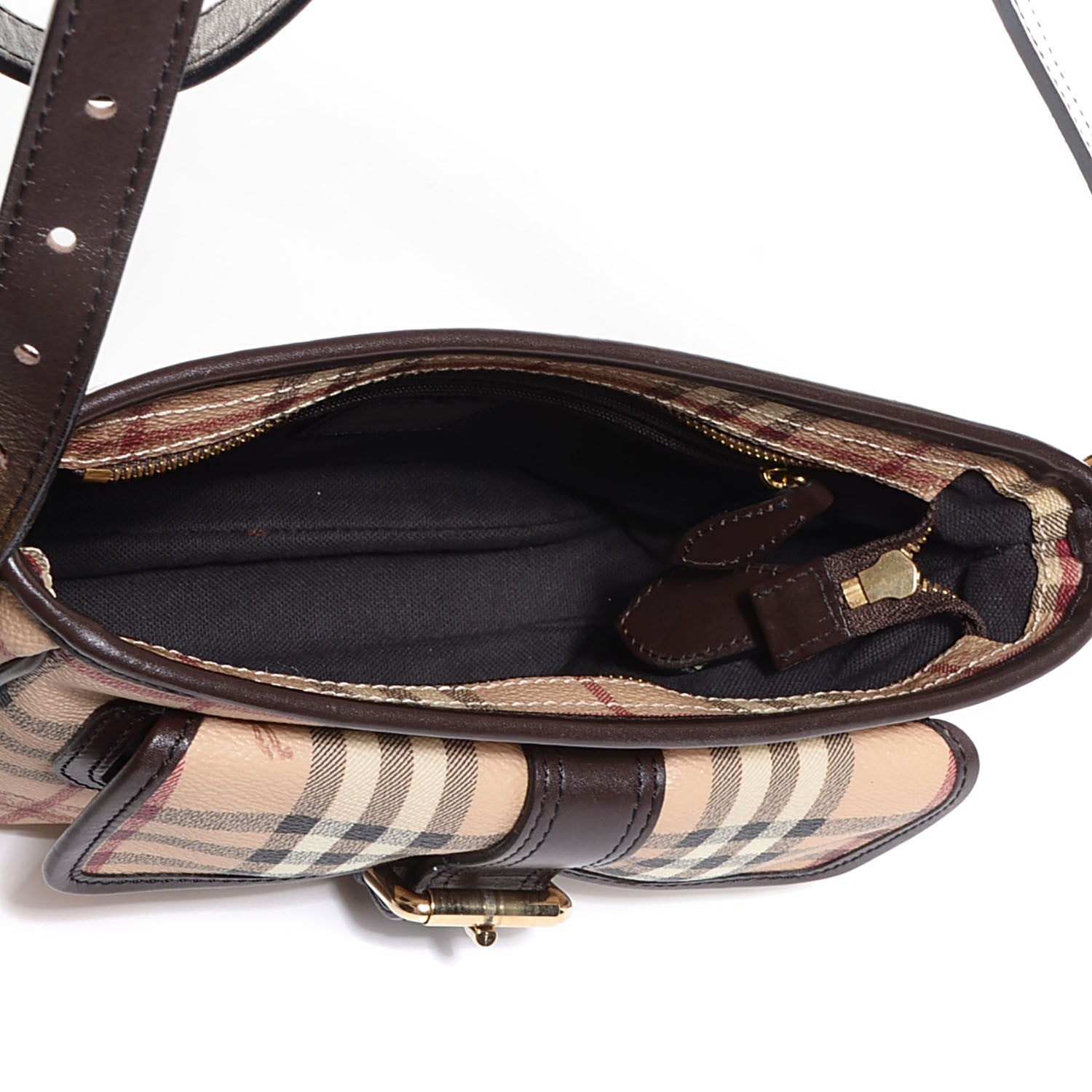 Burberry Haymarket Check Ganton Satchel 5 of 8