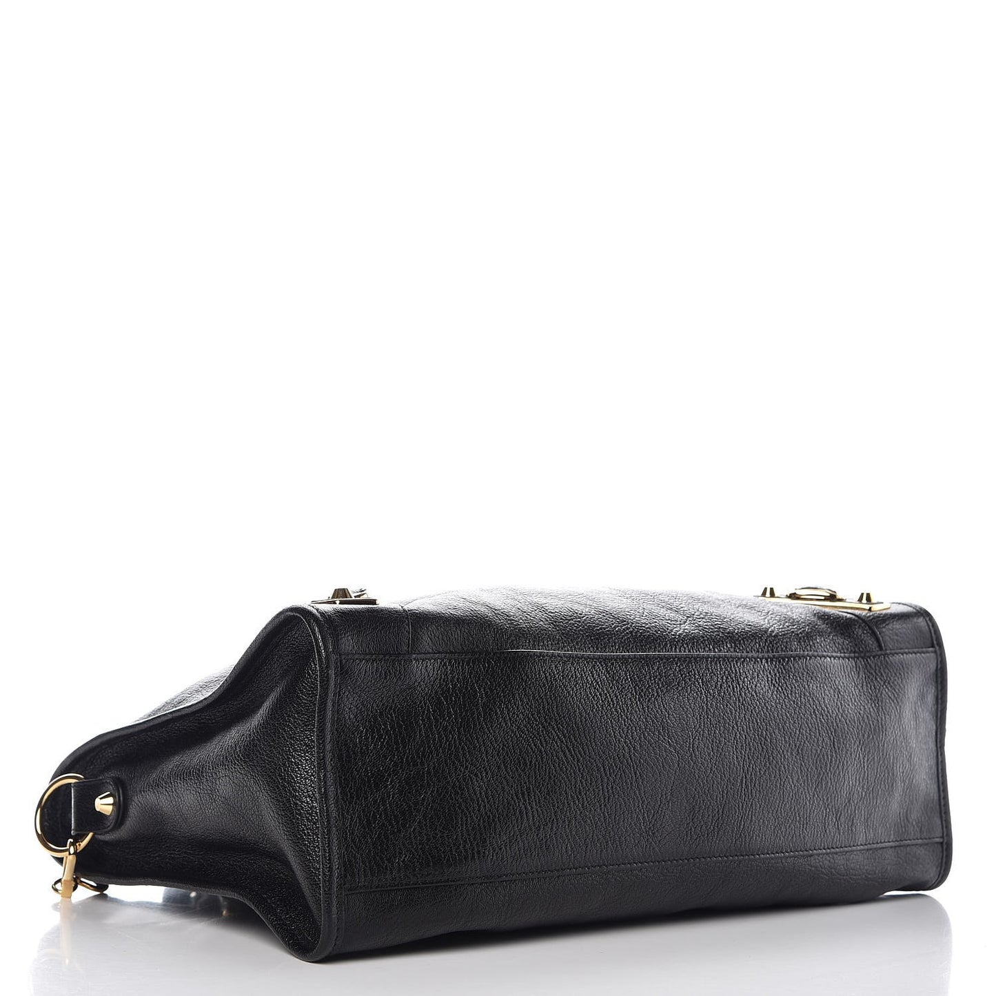 Chevre Gold Metallic Edge Hardware City Black
