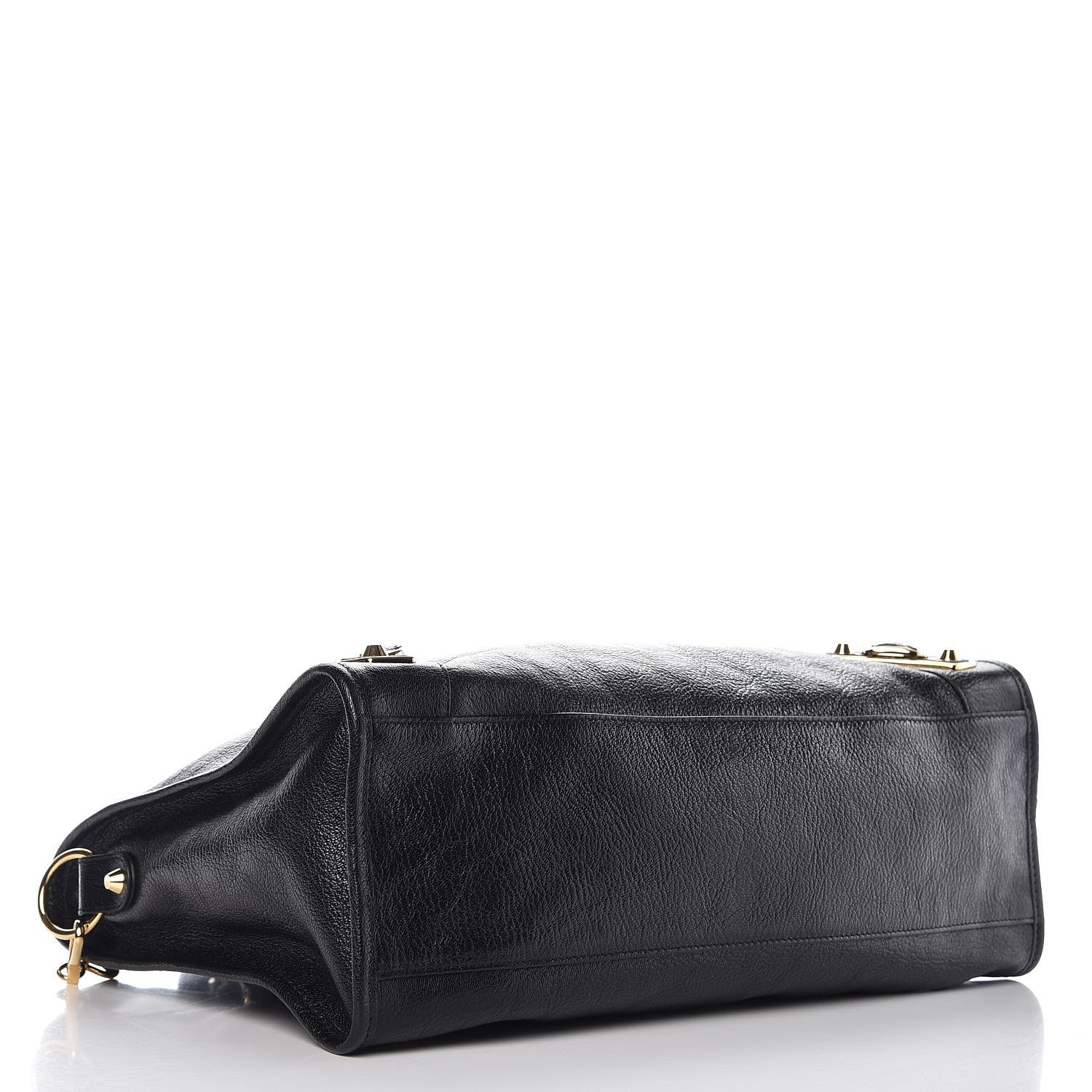 Balenciaga Chevre Gold Metallic Edge Hardware City Black 3 of 7