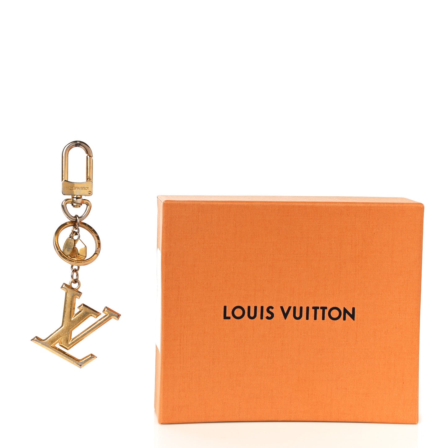 LV Facettes Bag Charm Key Holder Gold