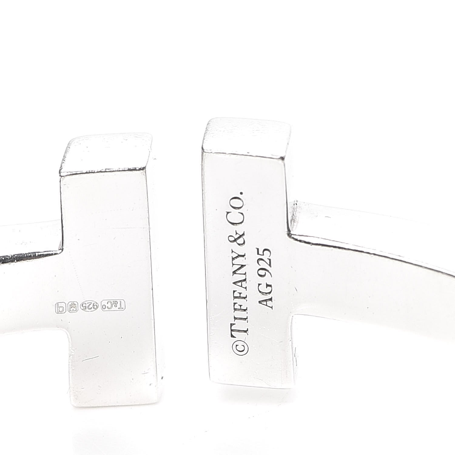 Tiffany Sterling Silver T Square Bracelet 4 of 5