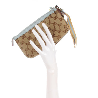 Gucci Monogram Jolicoeur Wristlet Blue 2 of 8