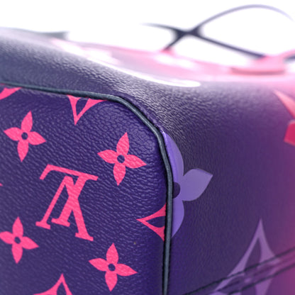 Louis Vuitton Monogram Giant Spring In The City Neverfull MM Midnight Fuchsia 10 of 10