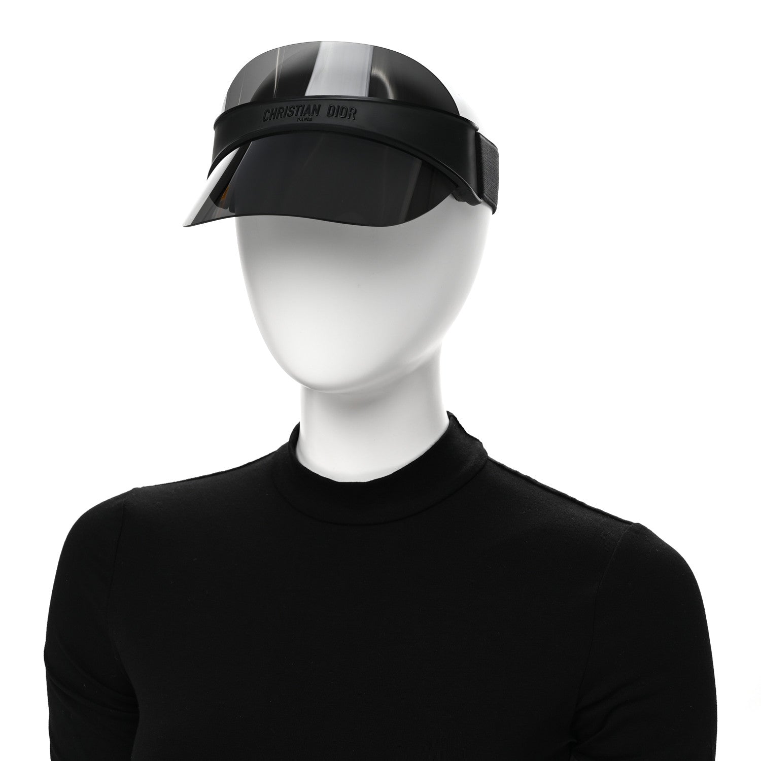 Christian Dior Mirrored DiorClubV1U Sun Visor Black 2 of 10