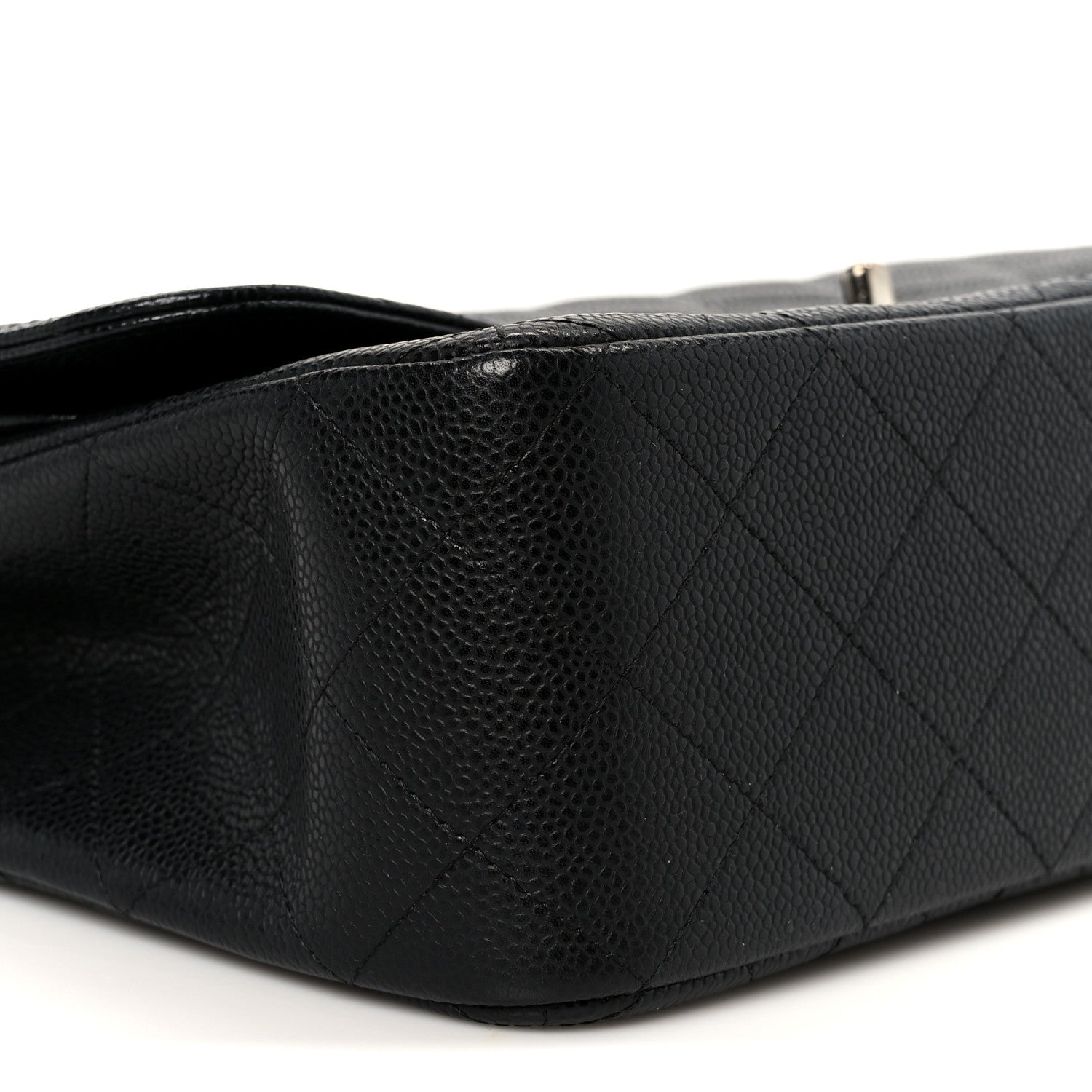 Chanel Caviar Quilted Jumbo Double Flap Black 9 of 11