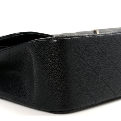 Chanel Caviar Quilted Jumbo Double Flap Black 9 of 11