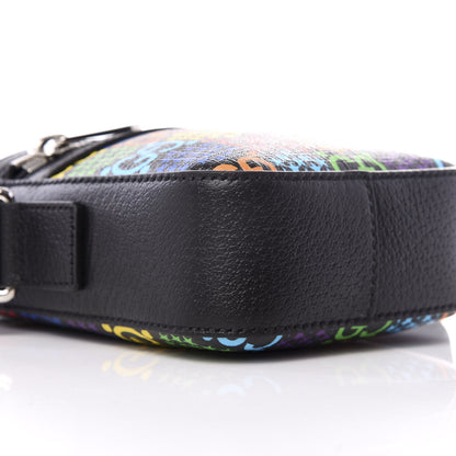 Gucci GG Supreme Monogram Psychedelic Messenger Bag Black 7 of 11