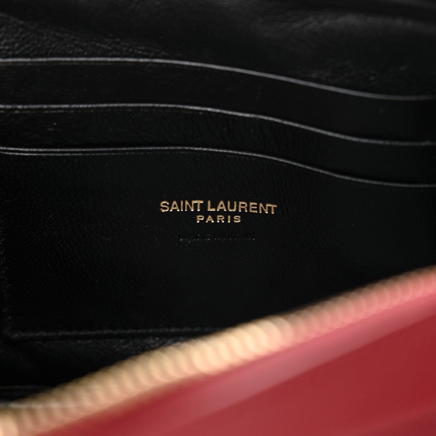 Saint Laurent Grain De Poudre Matelasse Monogram Mini Lou Camera Bag Opyum Red 6 of 10