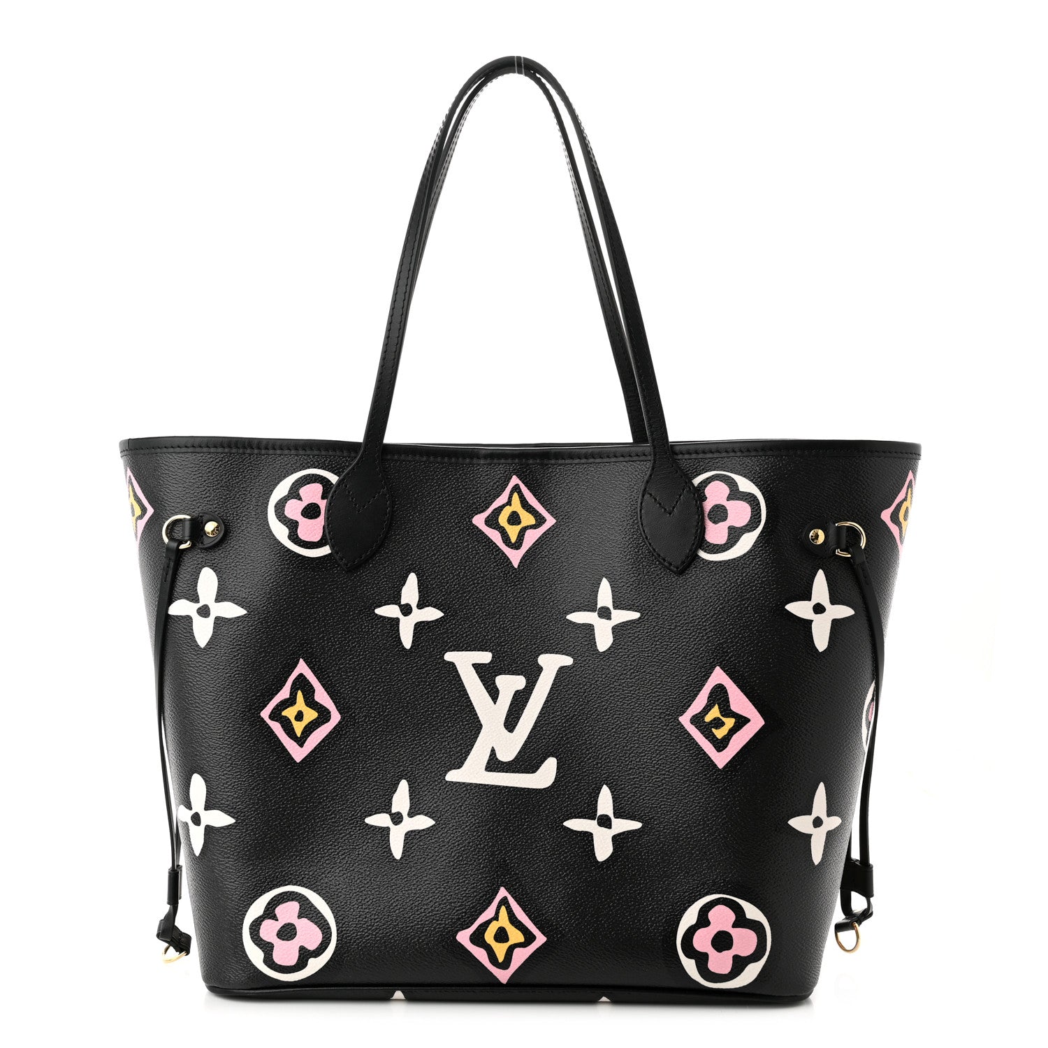 Louis Vuitton Monogram Giant Wild At Heart Neverfull MM Black 3 of 10