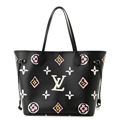 Louis Vuitton Monogram Giant Wild At Heart Neverfull MM Black 3 of 10