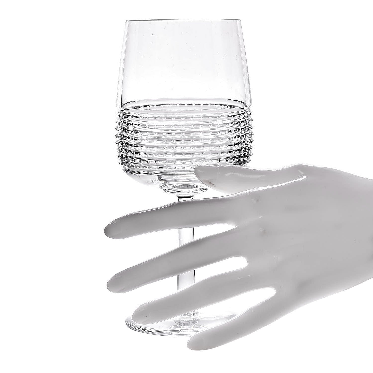 Hermes Crystal Intervalle Wine Glass Set Of 2 2 of 5