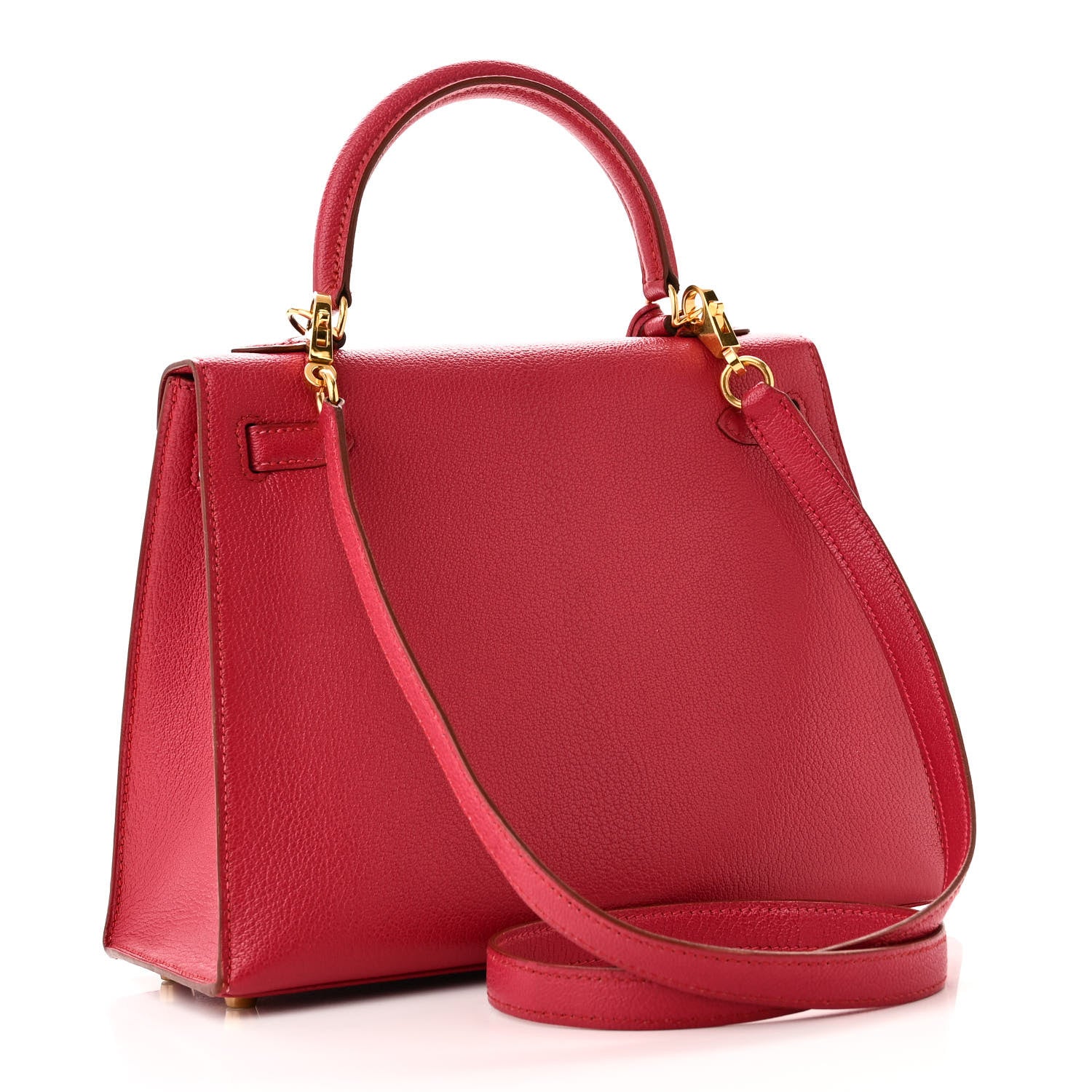 Hermes Chevre Kelly Sellier 25 Framboise 3 of 10