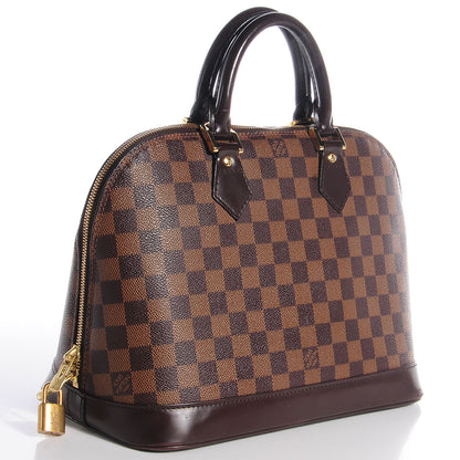 Louis Vuitton Damier Ebene Alma PM 3 of 9