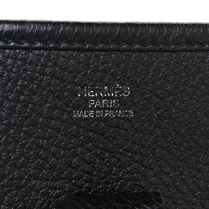Hermes Taurillon Clemence Evelyne III PM Black 5 of 9