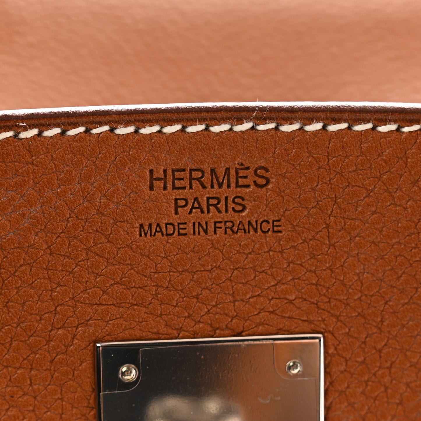 Natural Barenia Faubourg Birkin 30 Fauve