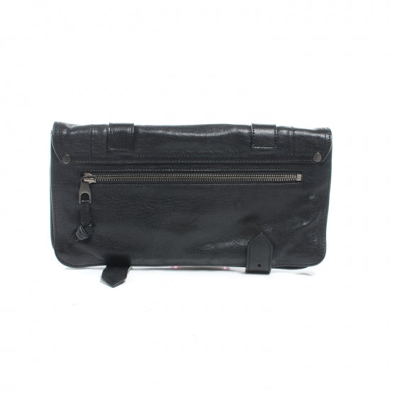 Proenza Schouler Leather PS1 Pochette Clutch Black 2 of 7