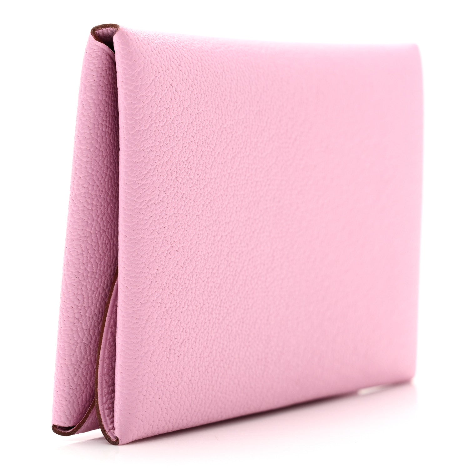 Hermes Chevre Mysore Calvi Duo Card Case Mauve Sylvestre 3 of 8