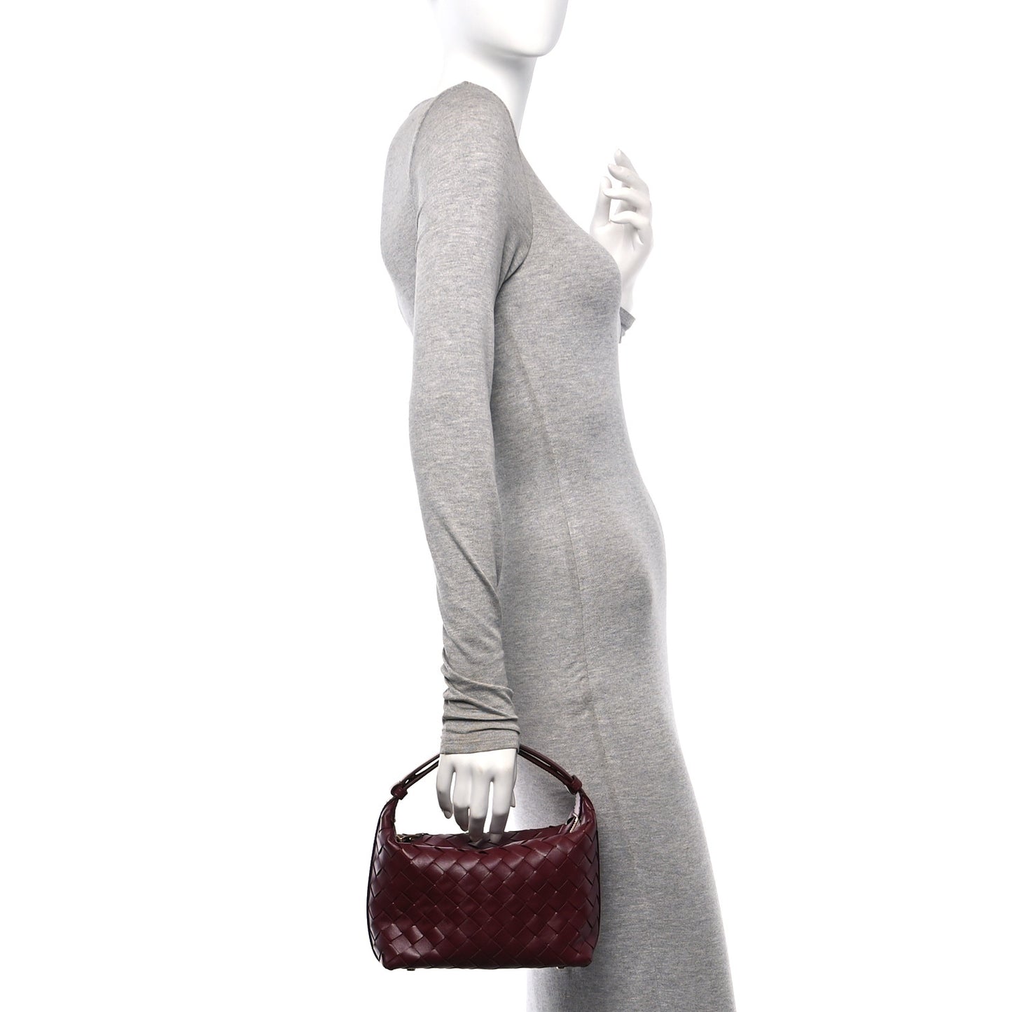 Calfskin Nappa Intrecciato Mini Wallace Barolo