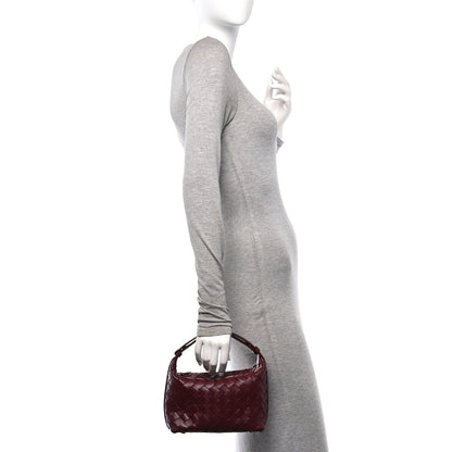 Bottega Veneta Calfskin Nappa Intrecciato Mini Wallace Barolo 2 of 11