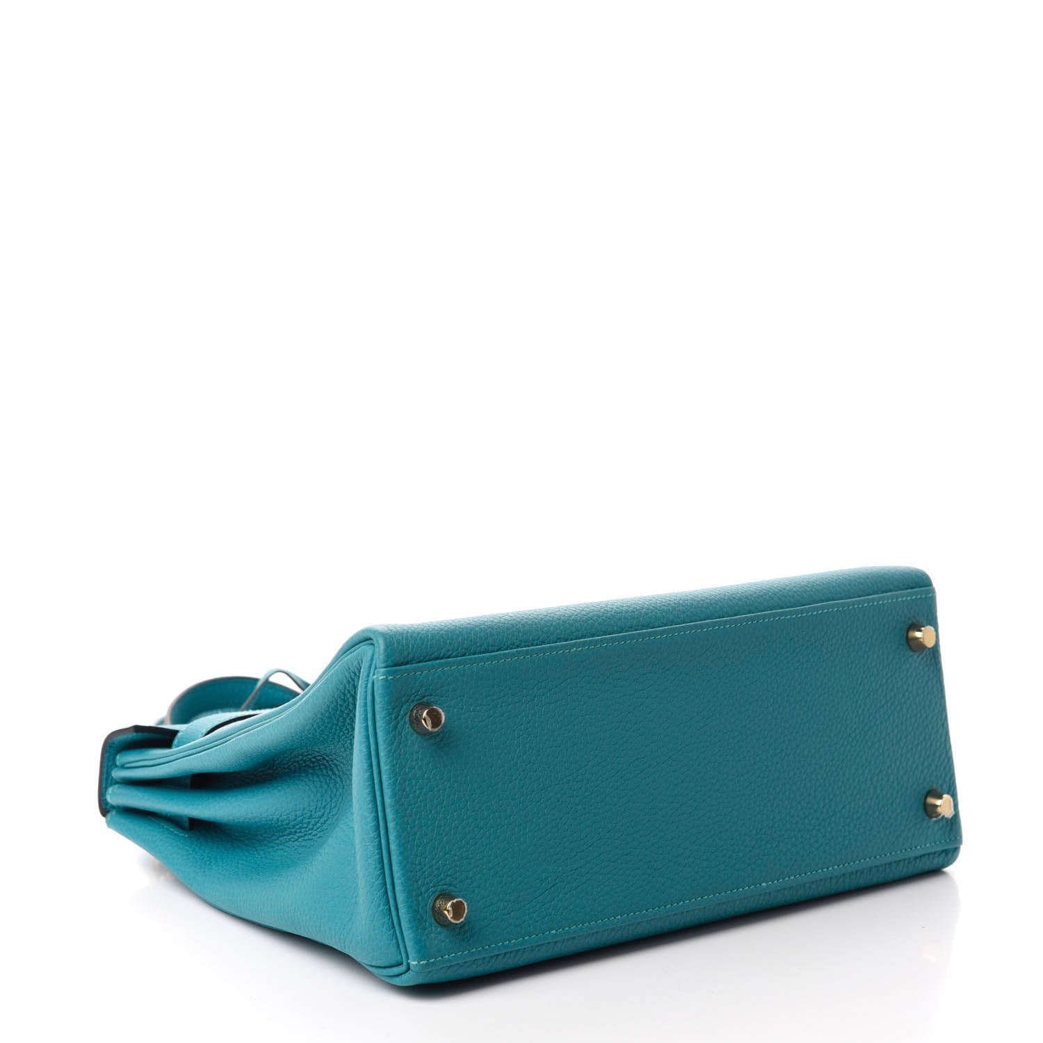 Hermes Togo Kelly Retourne 28 Turquoise 4 of 11