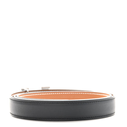 Hermes Box Togo 32mm Constance H Belt 90 90/36 Black Rouge Garance 2 of 6