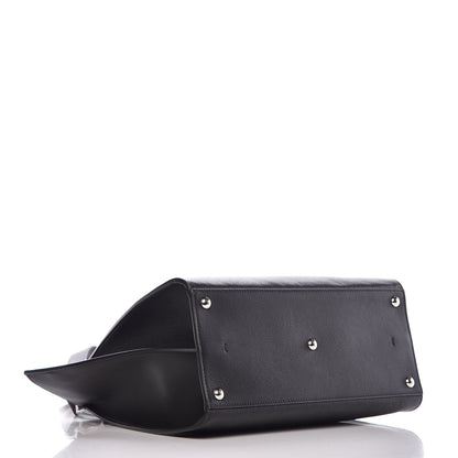 Fendi Vitello Dolce Shiny Nappa Petite 3Jours Tote Black 5 of 10