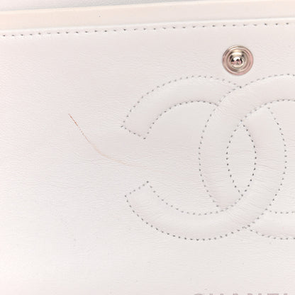 Chanel Tweed Medium Double Flap White 11 of 17