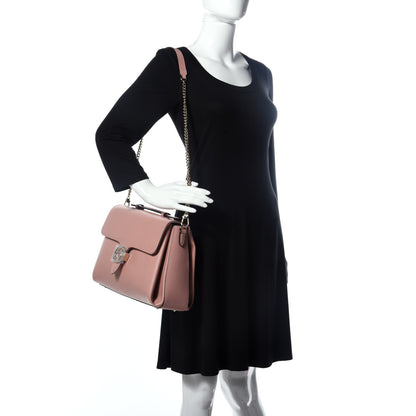 Gucci Dollar Calfskin Interlocking G Top Handle Shoulder Bag Soft Pink 3 of 16