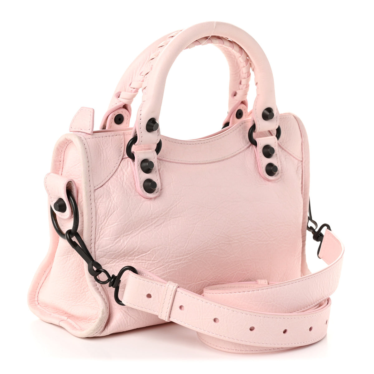Balenciaga Agneau Arena Classic Hardware Le City Mini  Petal Pink 3 of 10