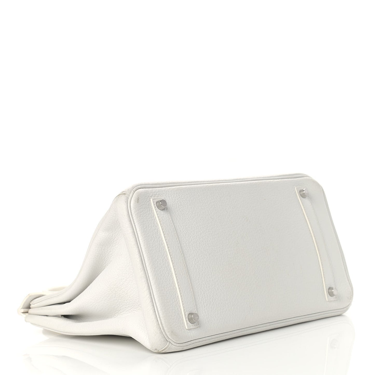 Taurillon Clemence Birkin 35 White