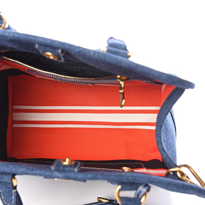 Prada Denim Shopping Tote 4 of 8