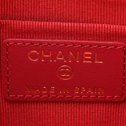 Chanel Lambskin Quilted Chanel 19 Phone and Card Holder Black 6 of 7