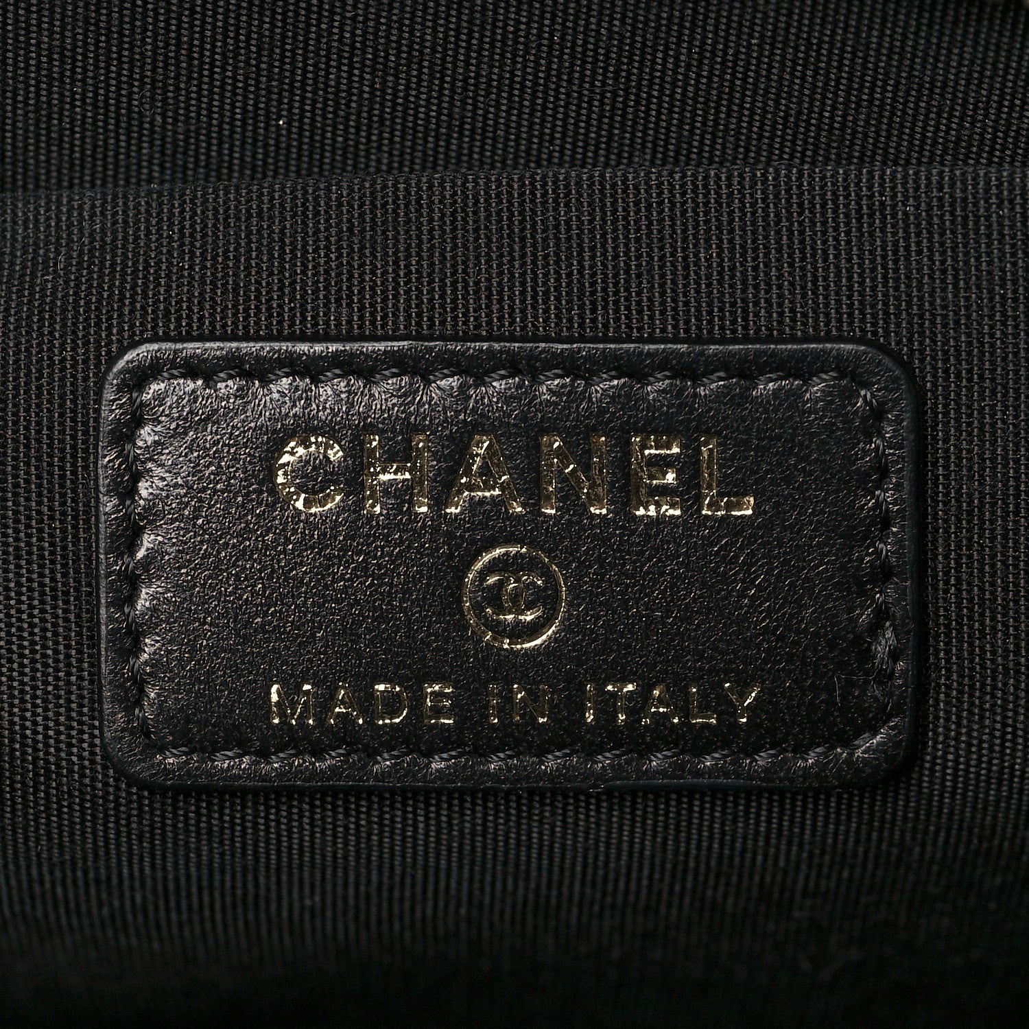 Chanel Lambskin Quilted Front Pocket Clutch With Chain Black 6 of 11