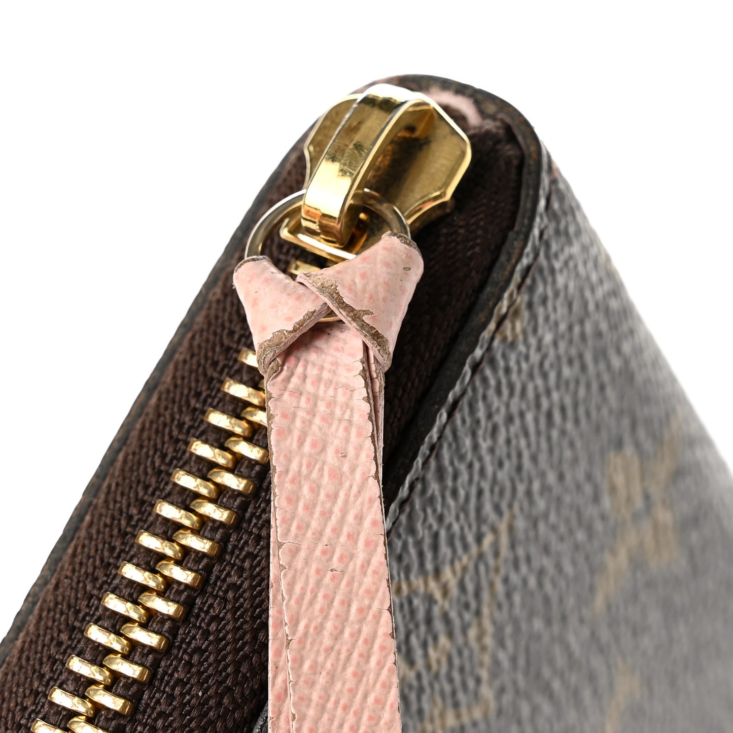 Monogram Clemence Wallet Rose Ballerine