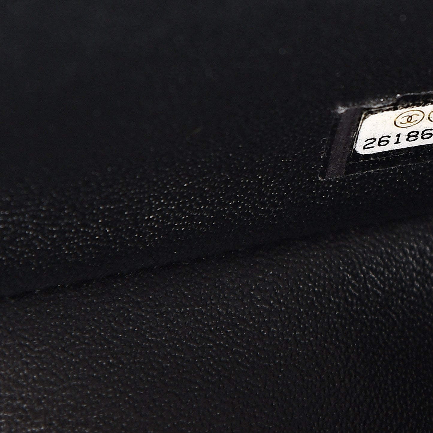 Caviar Quilted Mini Rectangular Flap Black